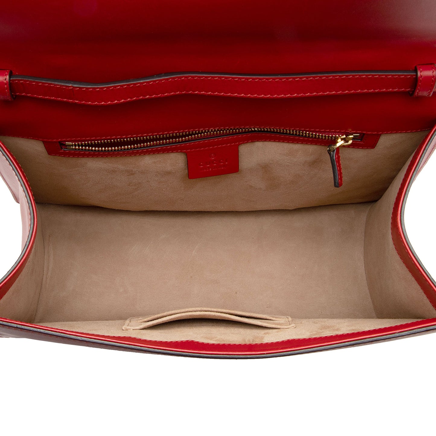 Gucci Leather Sylvie Top Handle Medium Satchel (SHF-BlCZi9)