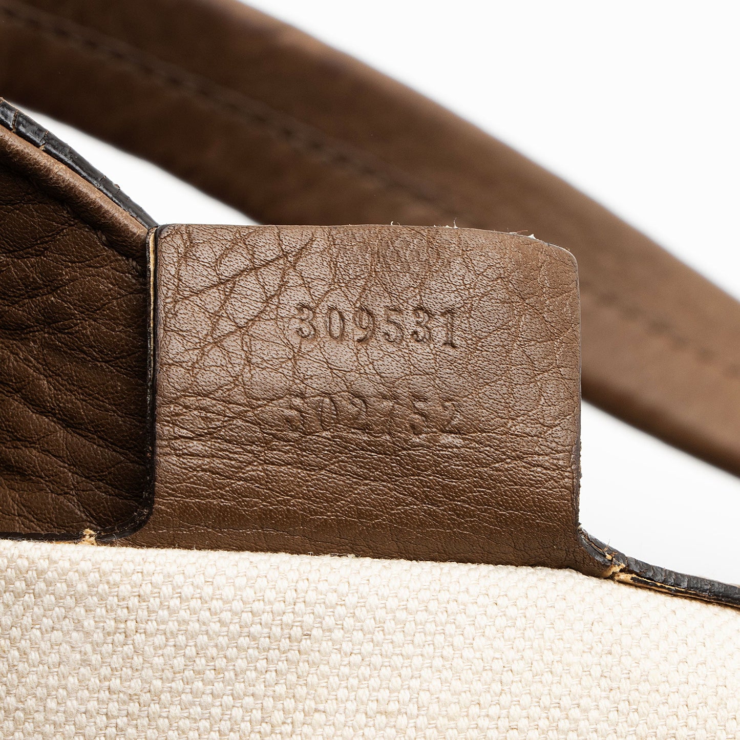 Gucci Leather Twill Medium Tote