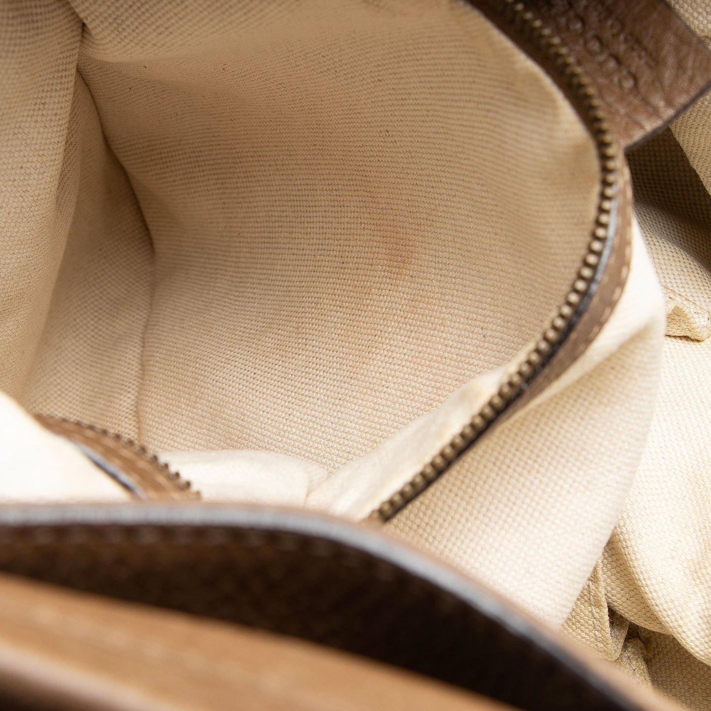 Gucci Leather Twill Medium Tote