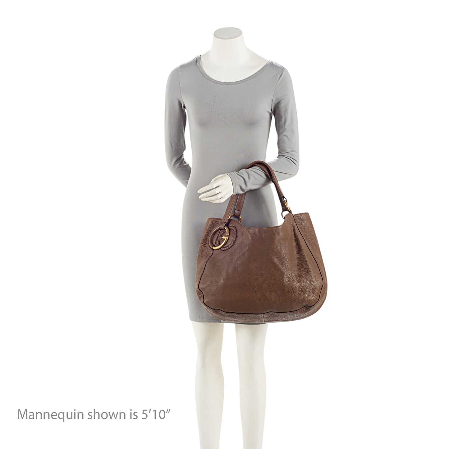 Gucci Leather Twill Medium Tote