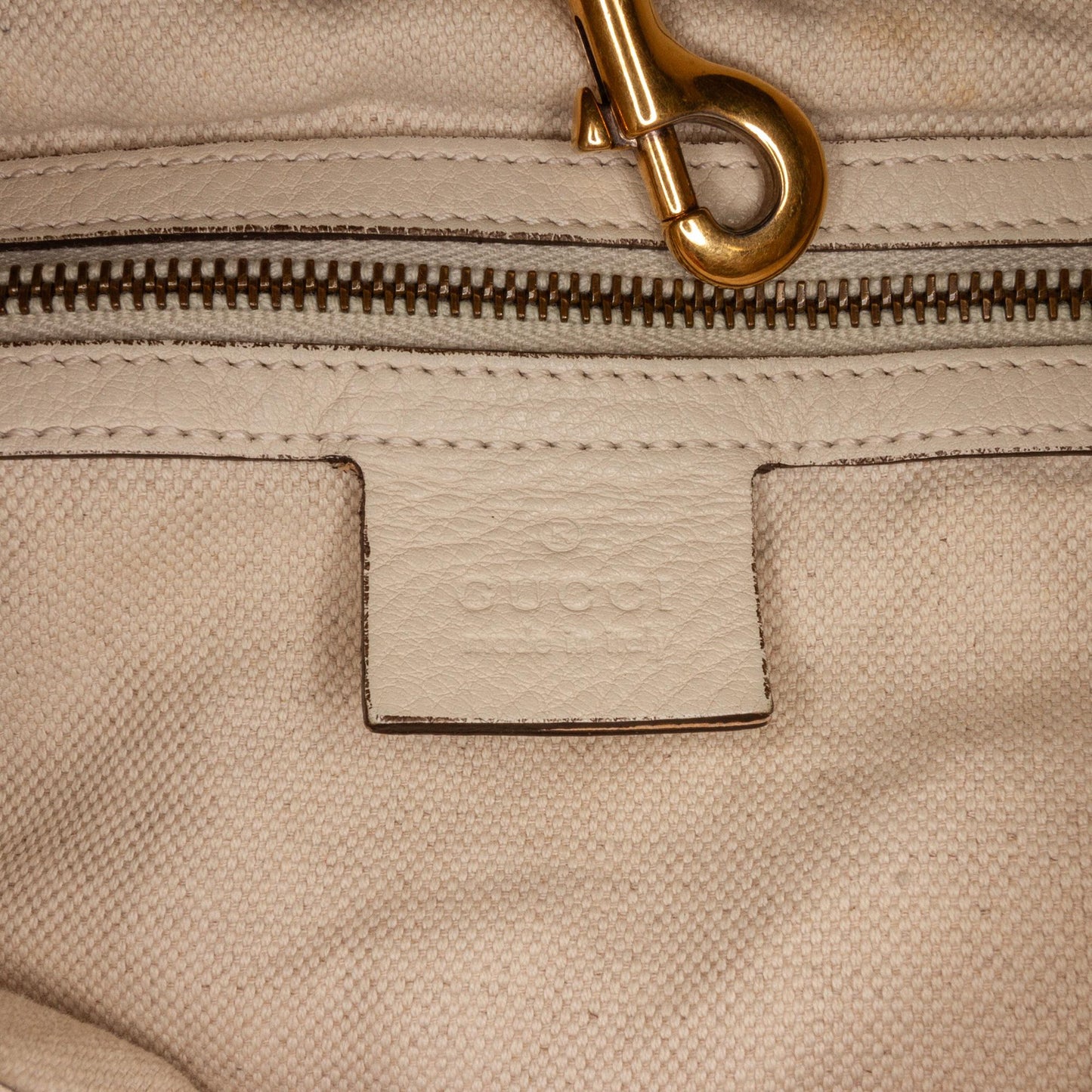 Gucci Leather Twill Tote Bag (SHG-6N7GyM)
