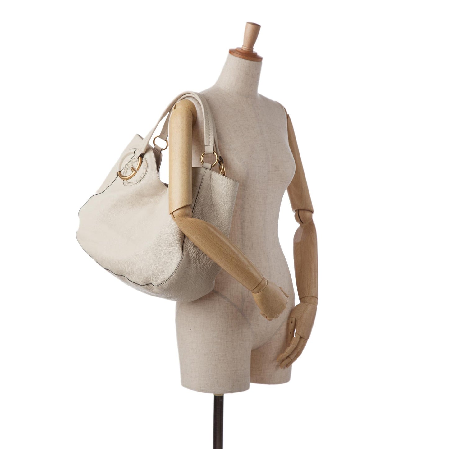 Gucci Leather Twill Tote Bag (SHG-6N7GyM)
