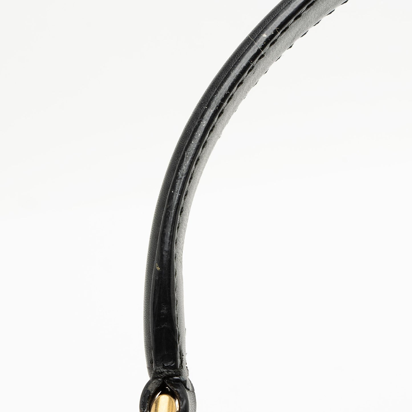 Gucci Leather Velvet Lady Stirrup Top Handle
