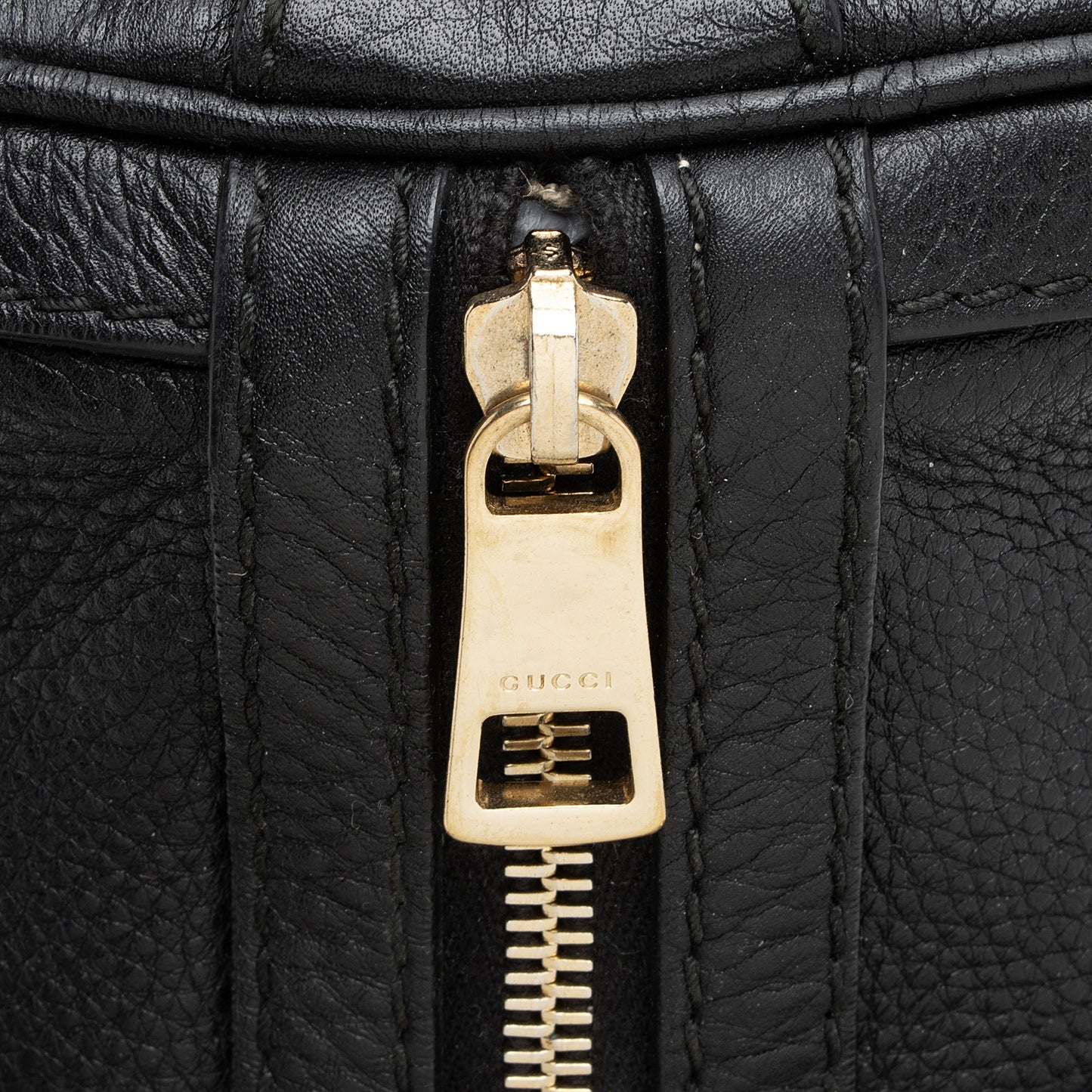 Gucci Leather Vintage Web Joy Medium Boston Bag