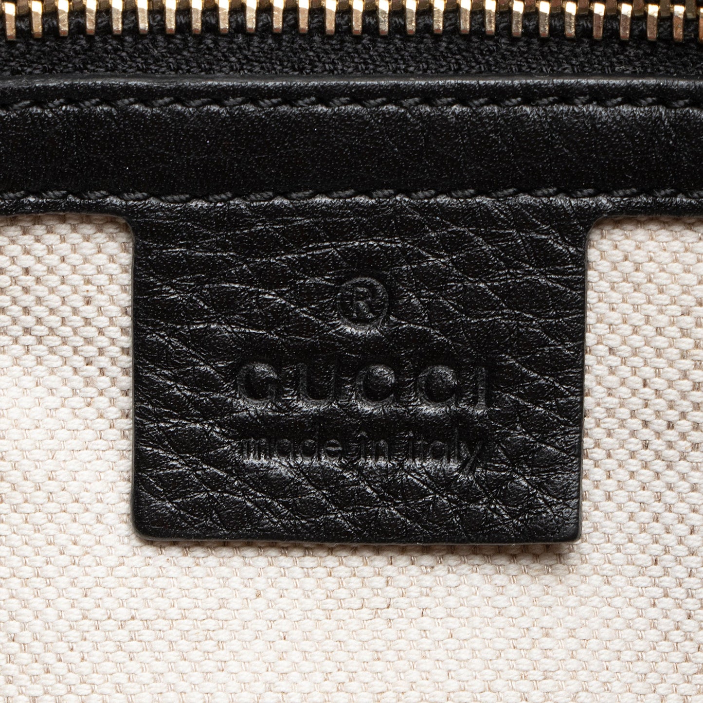 Gucci Leather Vintage Web Joy Medium Boston Bag