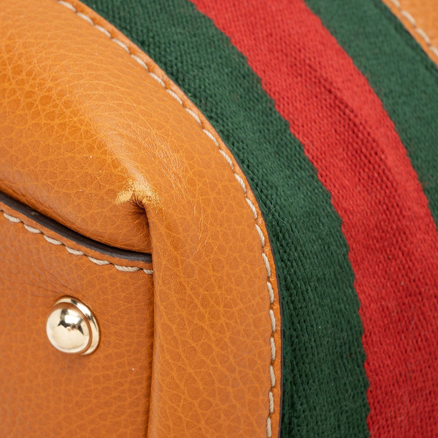 Gucci Leather Web Heritage Medium Tote (SHF-XXWAnW)