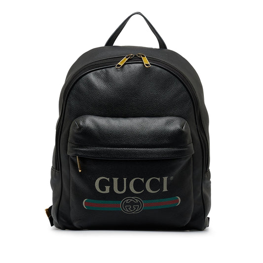 Gucci Logo Backpack (SHG-D61Ucn)