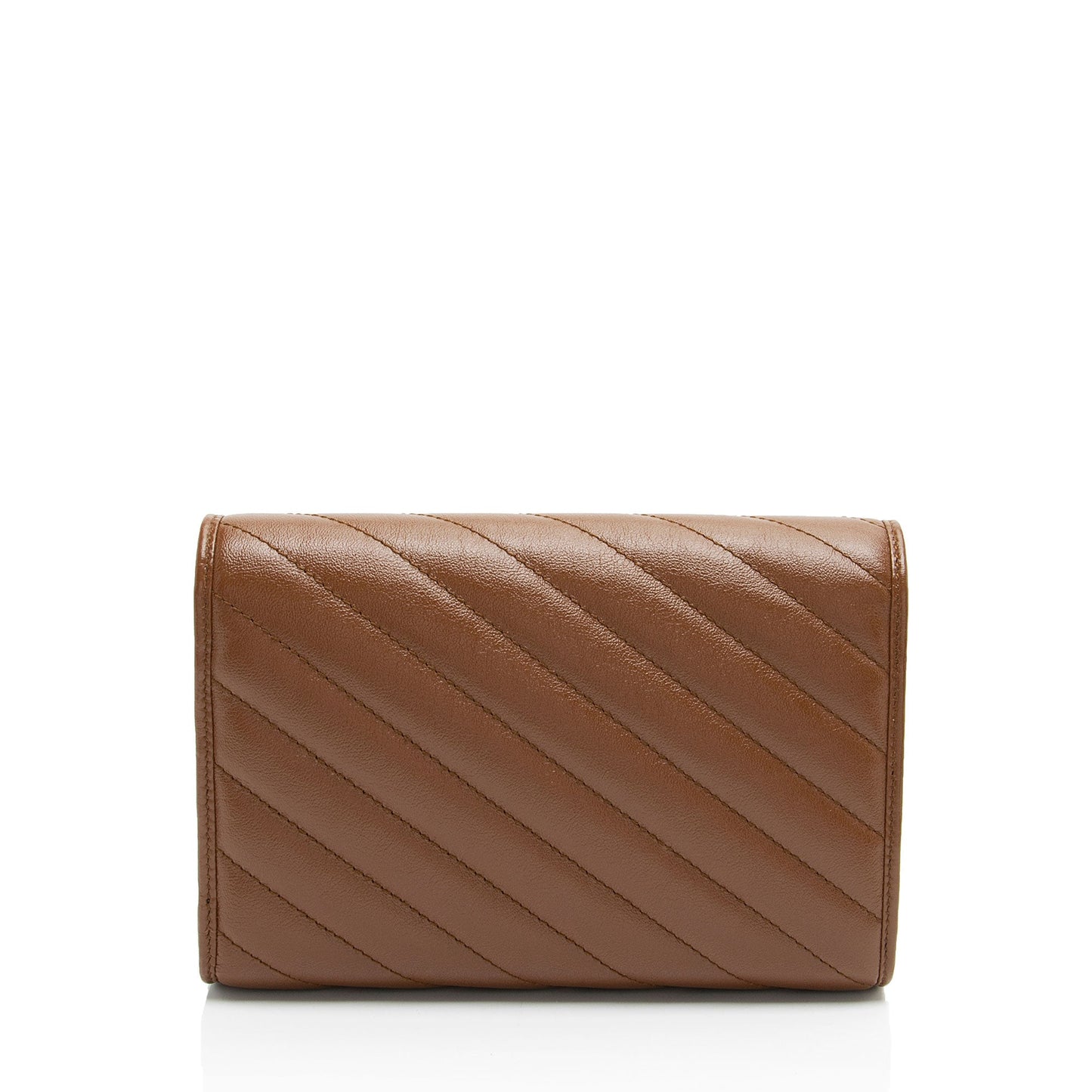 Gucci Matelasse Leather Diagonal GG Marmont Mini Wallet on Chain