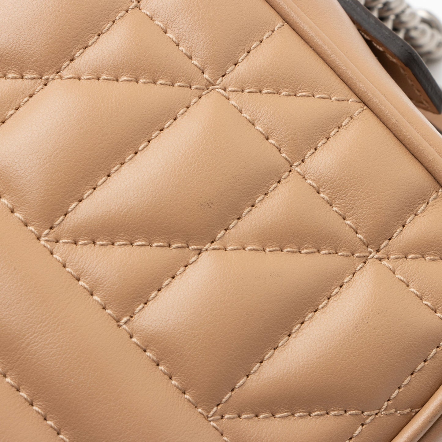 Gucci Mixed Matelasse Leather GG Marmont Aria Mini Chain Bag