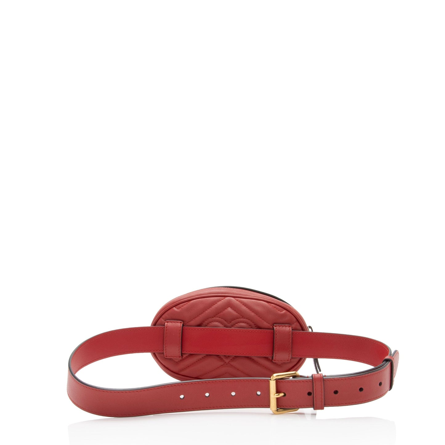Gucci Matelasse Leather GG Marmont Belt Bag - Size 34 / 85 (SHF-6ayuWu)