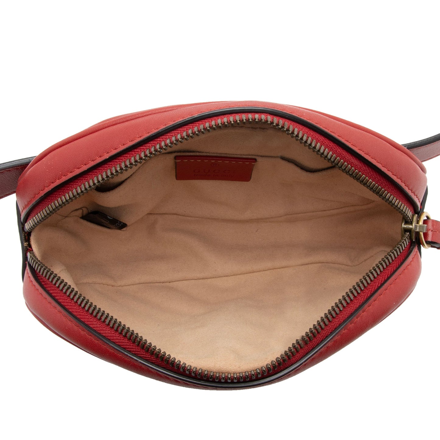 Gucci Matelasse Leather GG Marmont Belt Bag - Size 34 / 85 (SHF-6ayuWu)