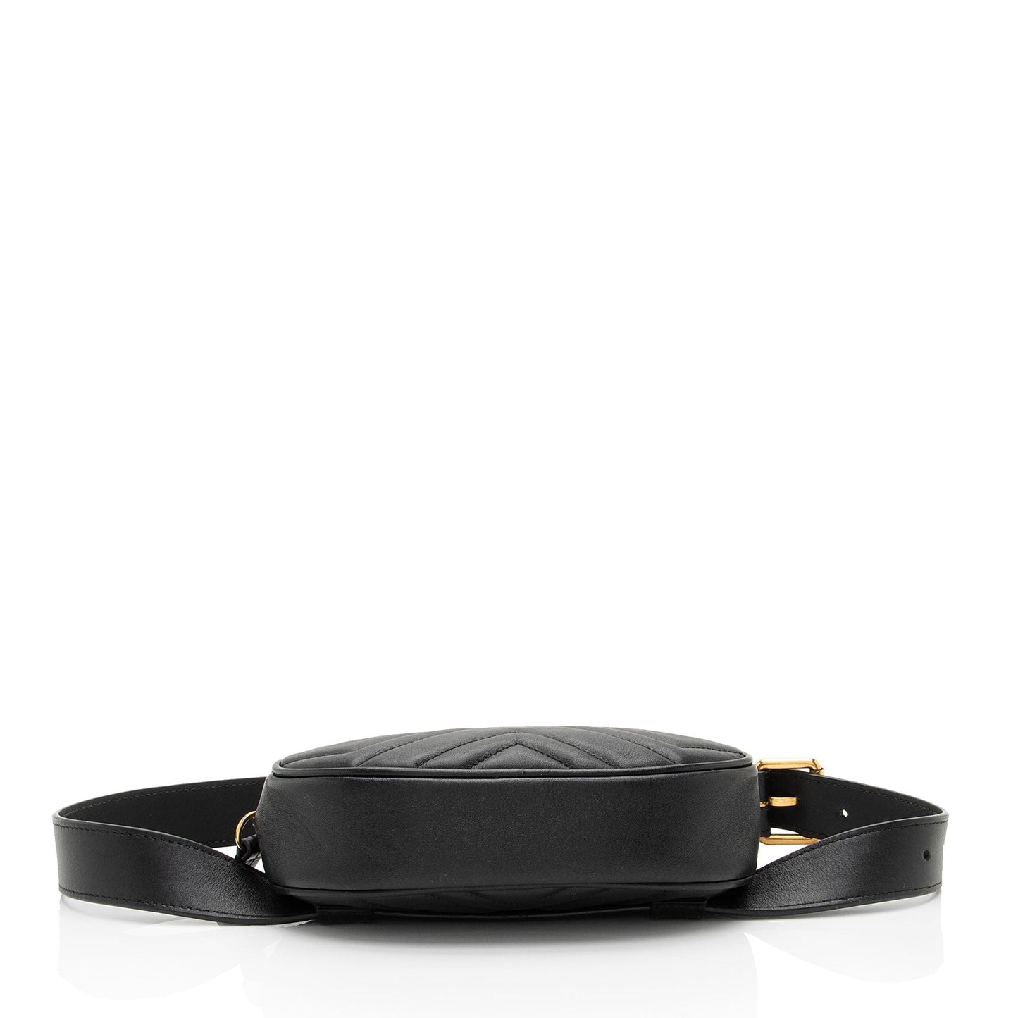 Gucci Matelasse Leather GG Marmont Belt Bag - Size 34 / 85 (SHF-htartv)