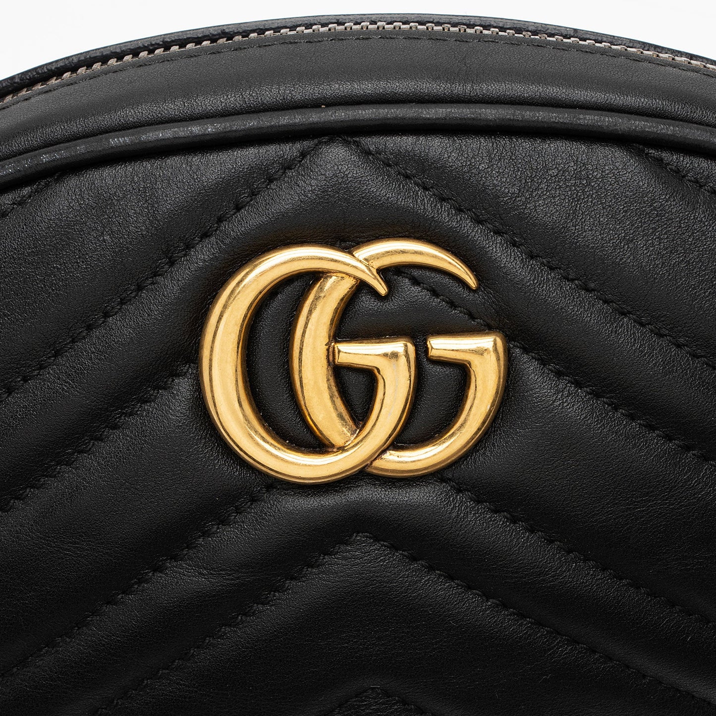 Gucci Matelasse Leather GG Marmont Belt Bag - Size 34 / 85 (SHF-htartv)