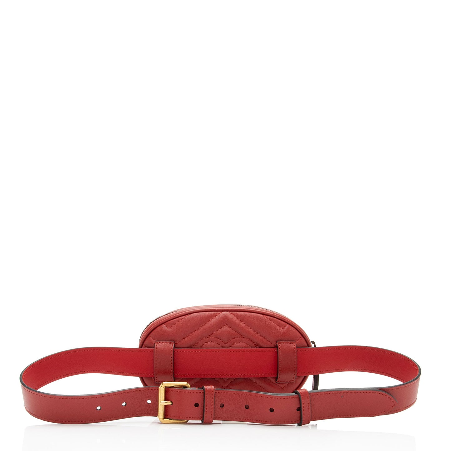 Gucci Matelasse Leather GG Marmont Belt Bag - Size 38 / 95 (SHF-v0s2aR)