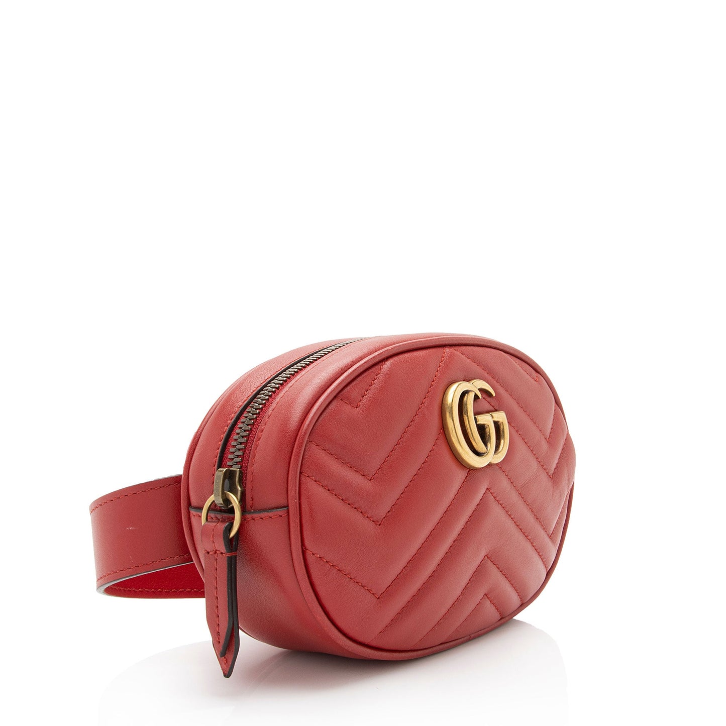 Gucci Matelasse Leather GG Marmont Belt Bag - Size 38 / 95 (SHF-v0s2aR)