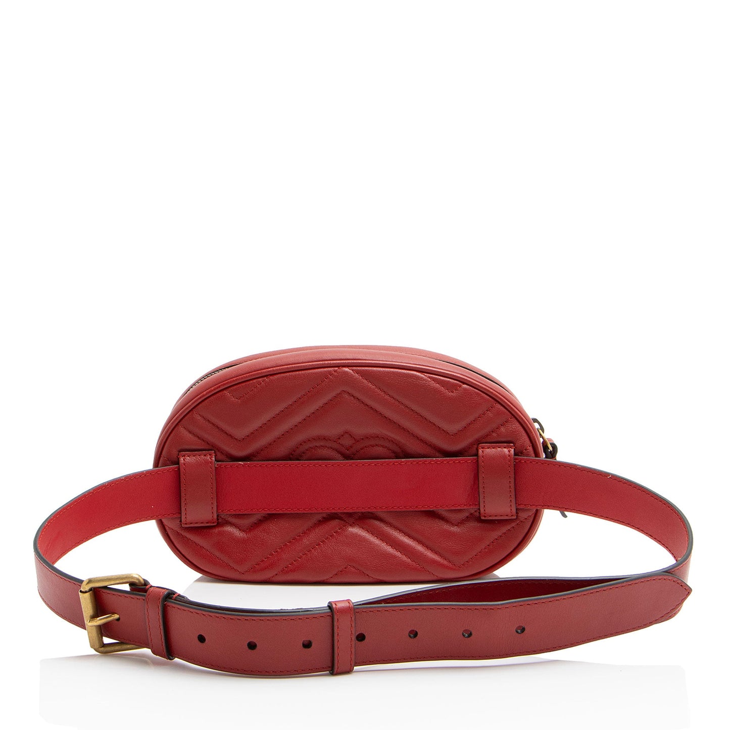 Gucci Matelasse Leather GG Marmont Belt Bag - Size 38 / 95