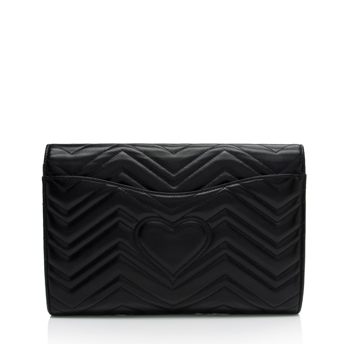 Gucci Matelasse Leather GG Marmont Clutch (SHF-v89K6D)