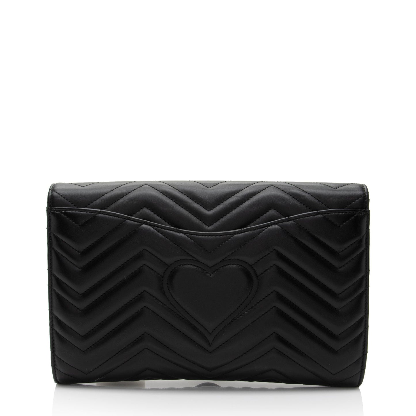 Gucci Matelasse Leather GG Marmont Clutch (SHF-ZRS6E1)