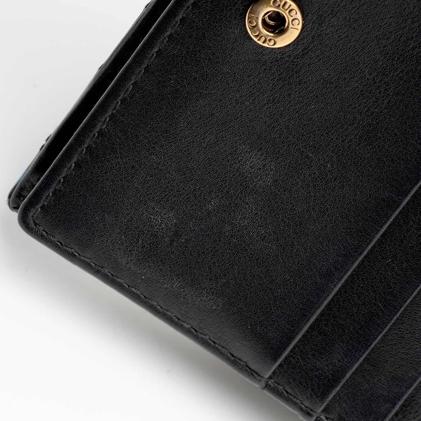 Gucci Matelasse Leather GG Marmont Ghost Card Holder