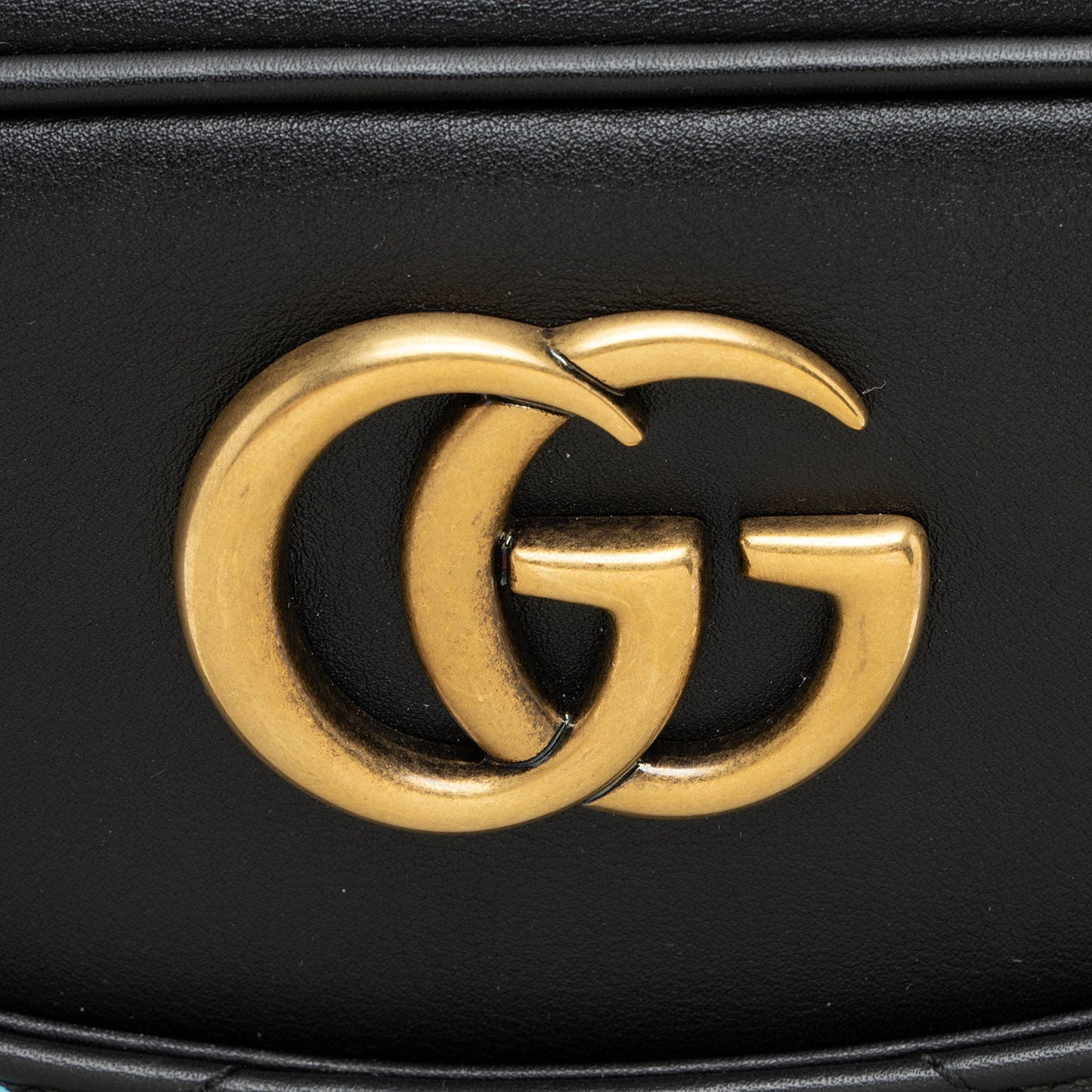Gucci Matelasse Leather GG Marmont Ghost Medium Shoulder Bag