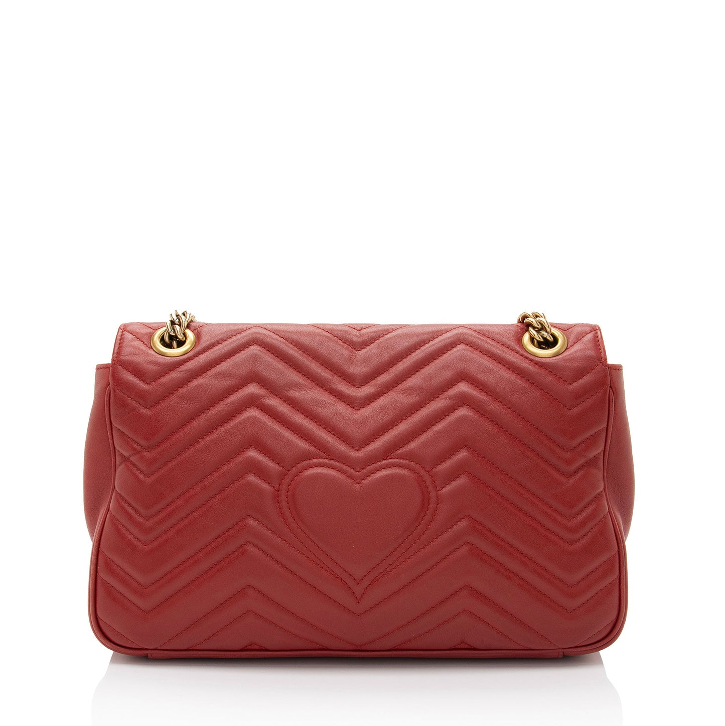 Gucci Matelasse Leather GG Marmont Medium Flap Bag (SHF-nwt9t4)