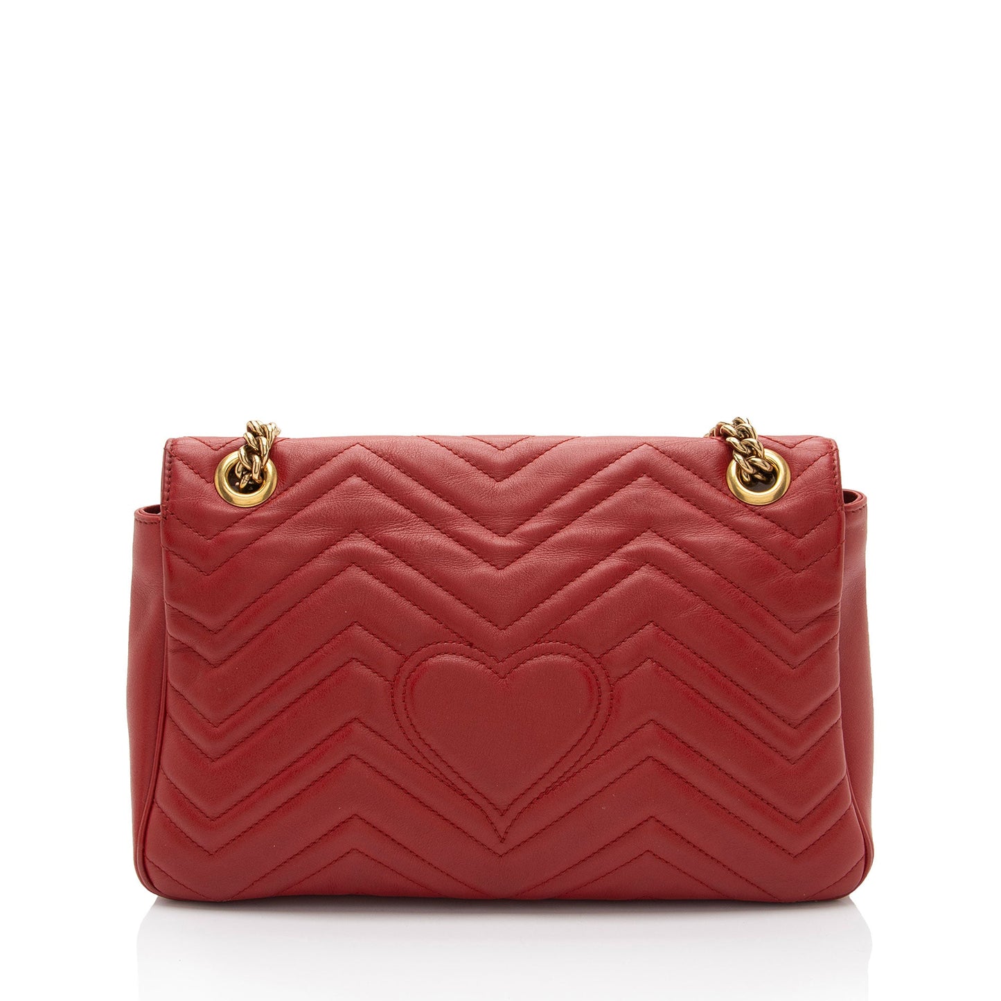 Gucci Matelasse Leather GG Marmont Medium Flap Bag