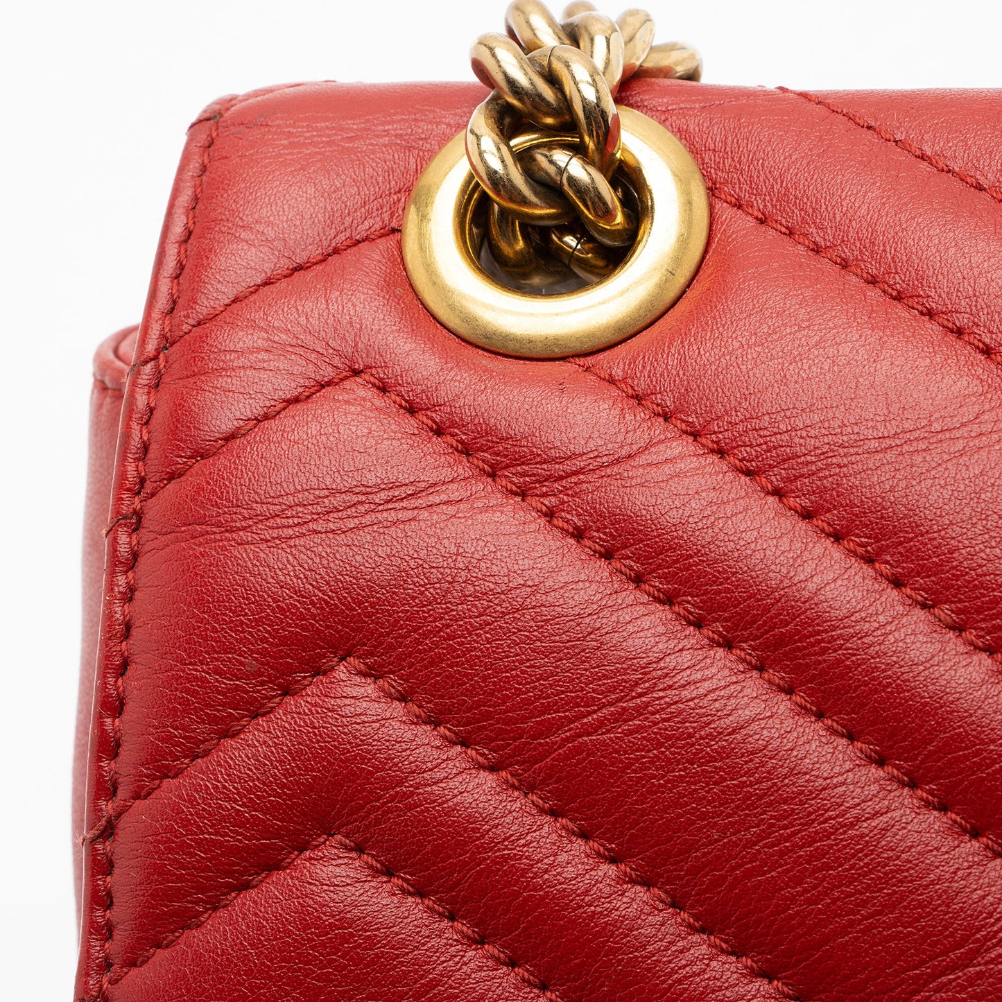 Gucci Matelasse Leather GG Marmont Medium Flap Bag