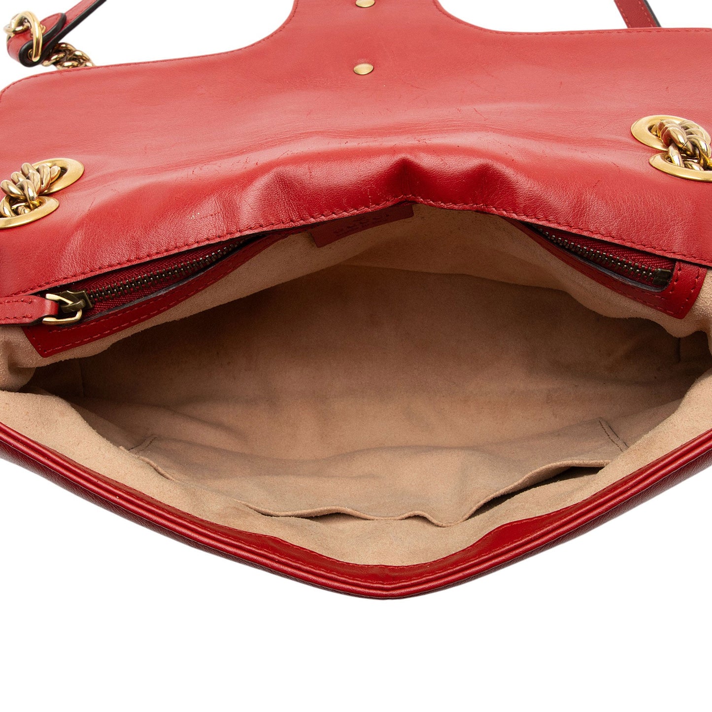 Gucci Matelasse Leather GG Marmont Medium Flap Bag