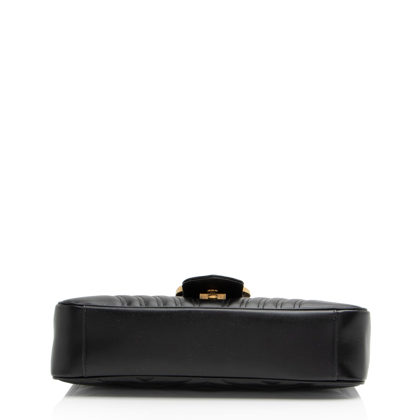 Gucci Matelasse Leather GG Marmont Medium Flap Bag (SHF-d4o6xL)