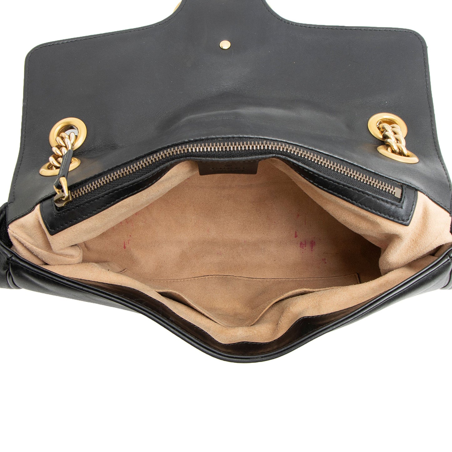 Gucci Matelasse Leather GG Marmont Medium Flap Bag