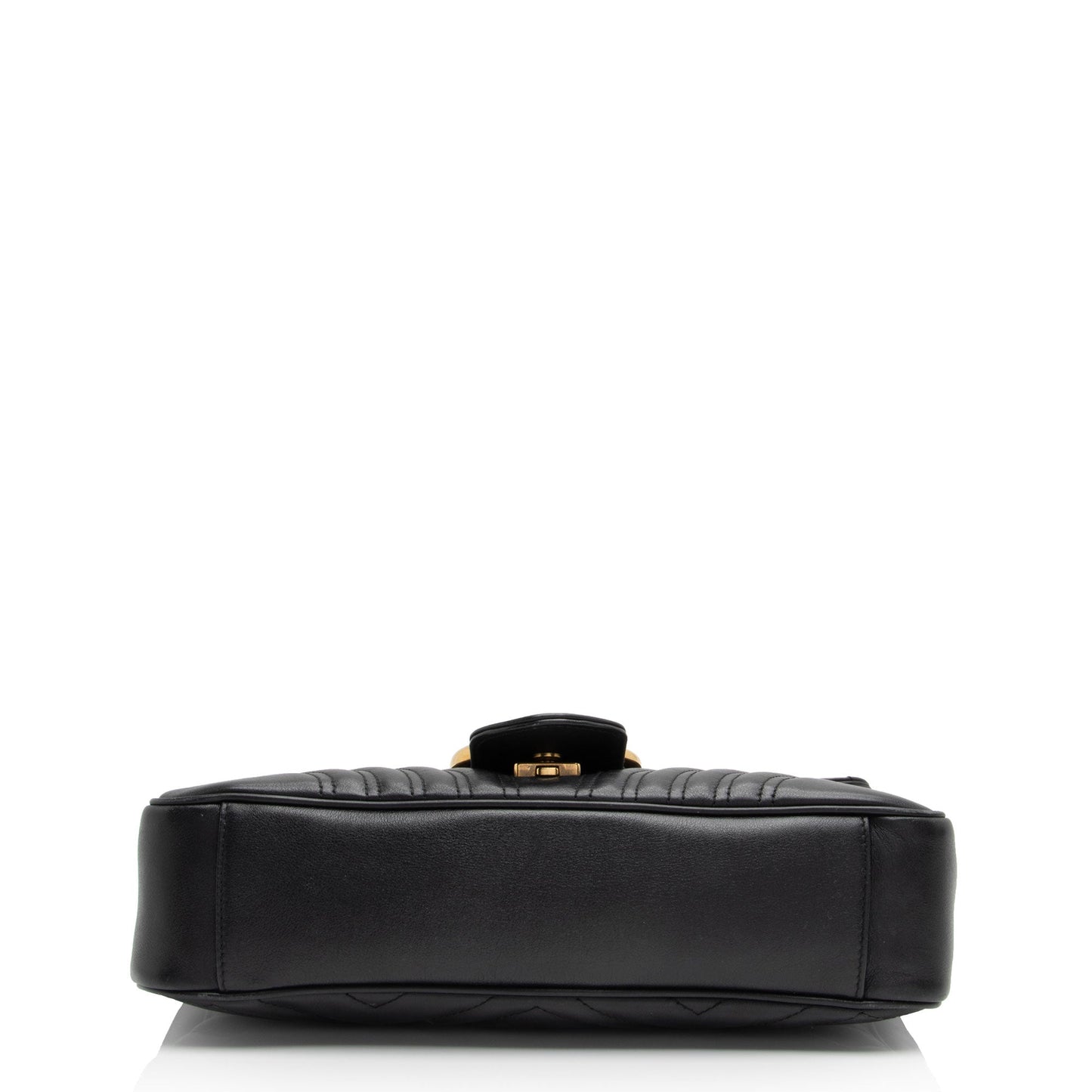 Gucci Matelasse Leather GG Marmont Medium Flap Shoulder Bag (SHF-VhM2jC)
