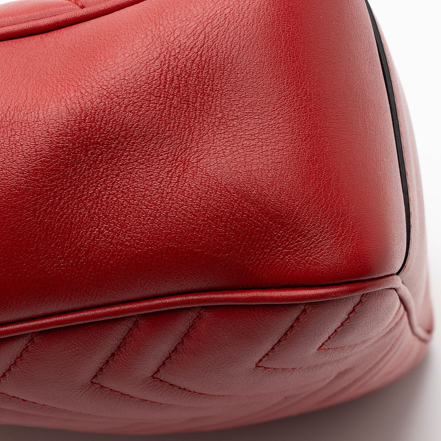 Gucci Matelasse Leather GG Marmont Medium Open Shoulder Bag