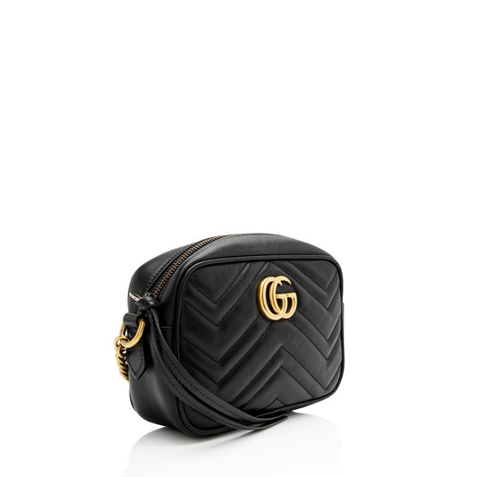 Gucci Matelasse Leather GG Marmont Mini Bag (SHF-kMLi95)