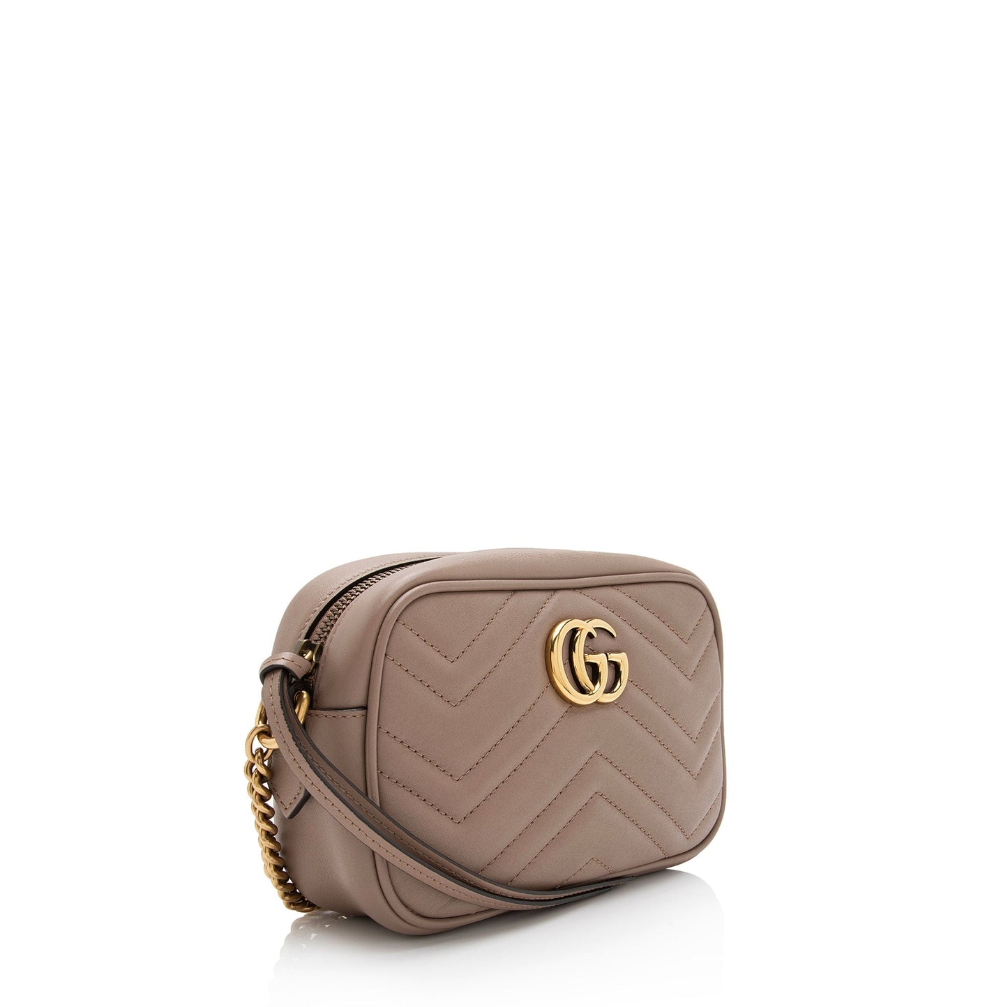 Gucci Matelasse Leather GG Marmont Mini Bag (SHF-diq8aj)