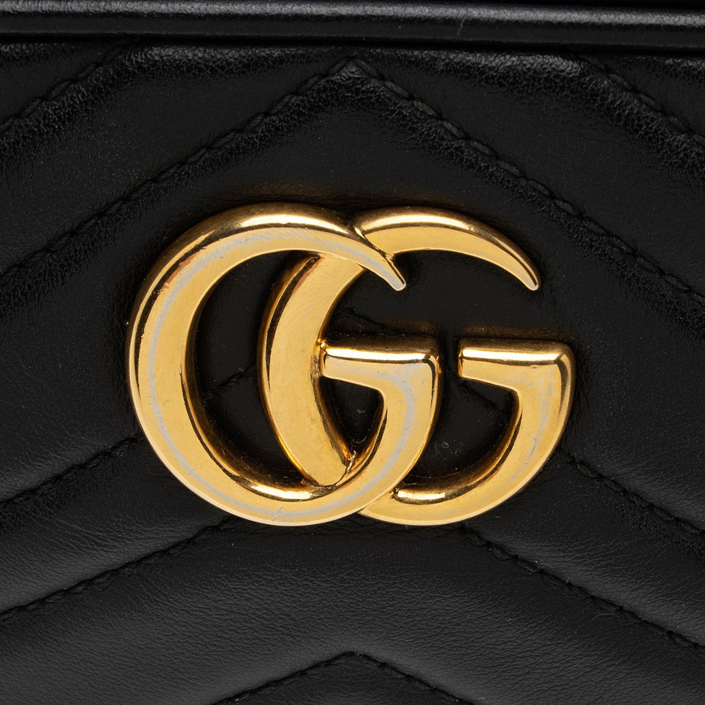 Gucci Matelasse Leather GG Marmont Mini Bag (SHF-K2ithf)