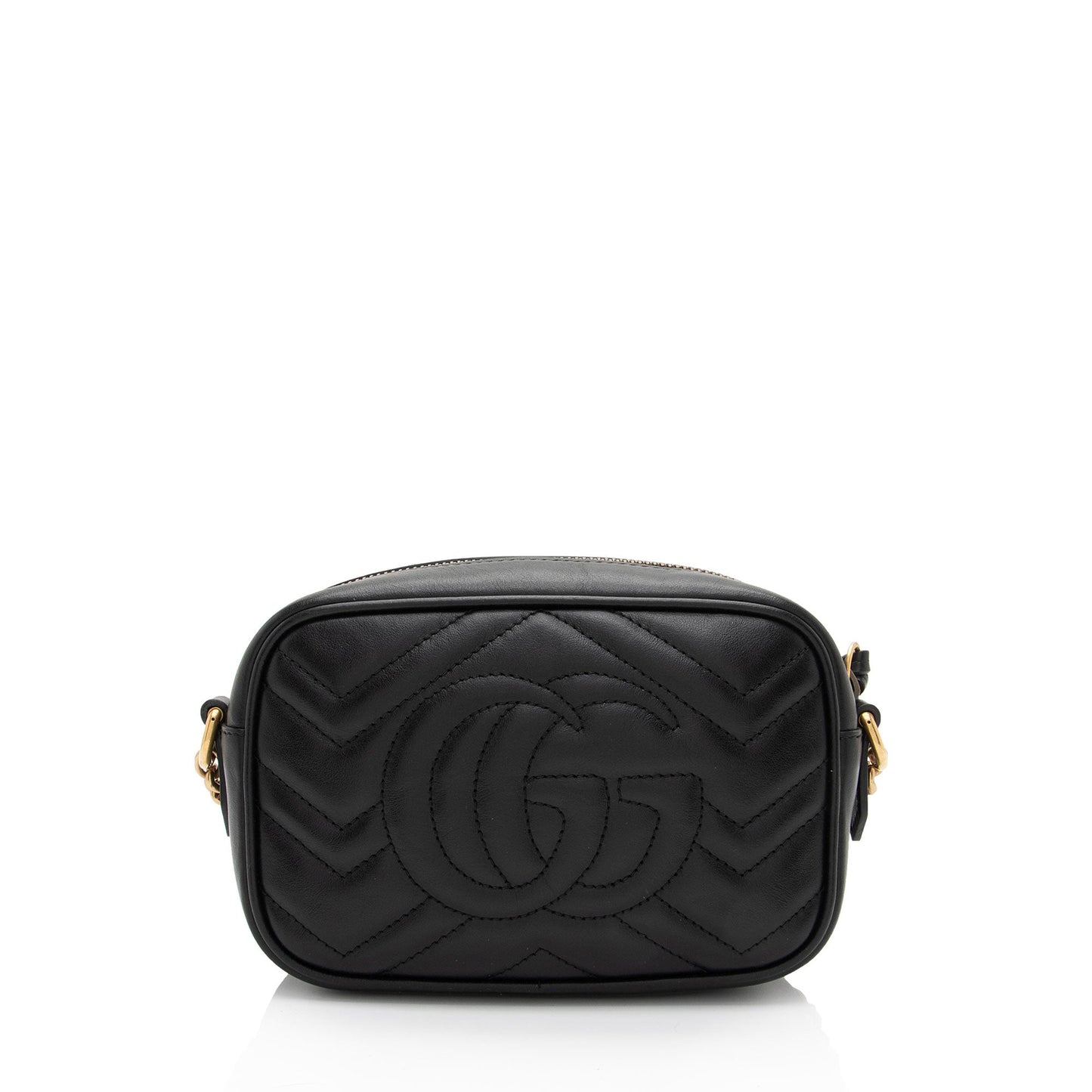 Gucci Matelasse Leather GG Marmont Mini Bag (SHF-3G1w1x)