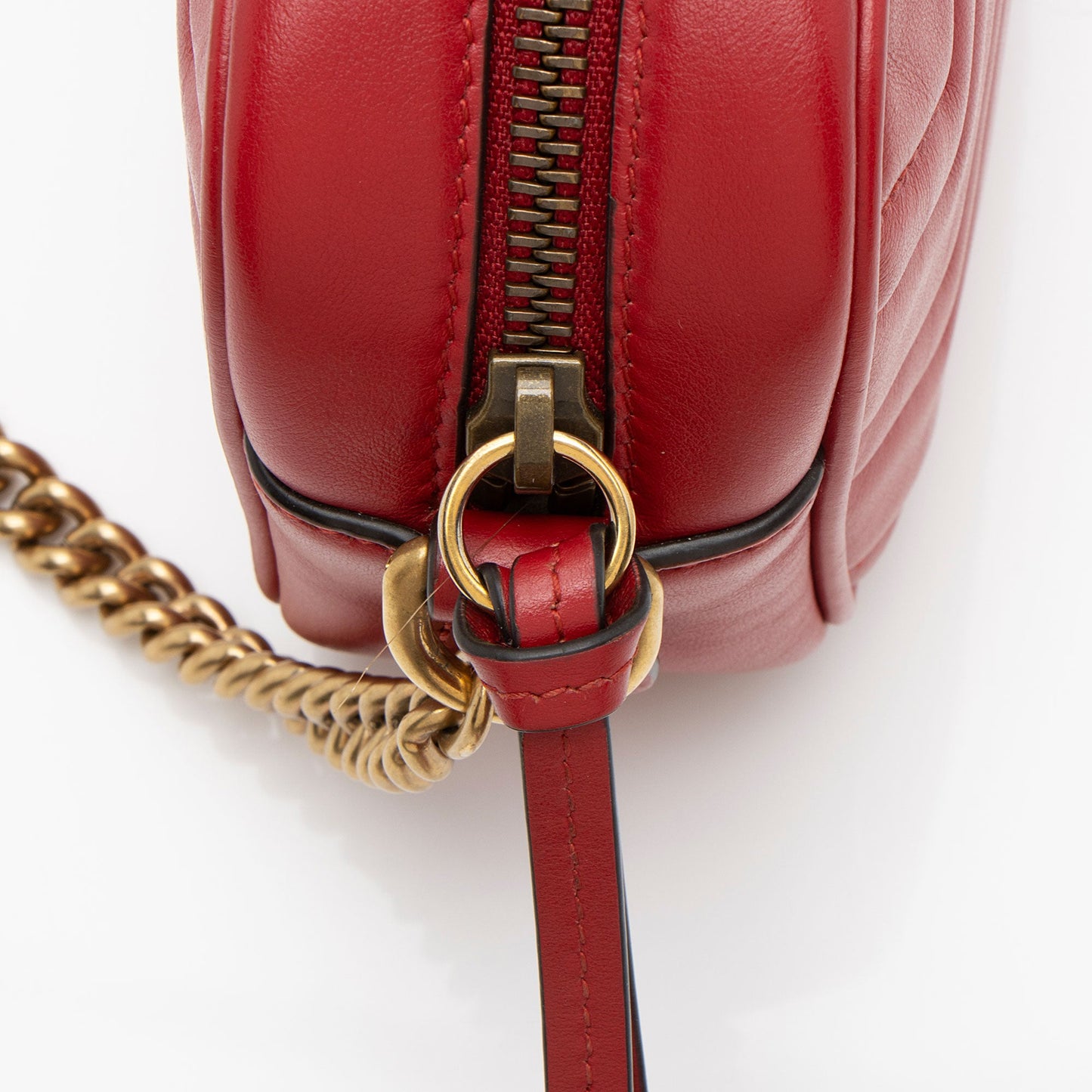 Gucci Matelasse Leather GG Marmont Mini Bag