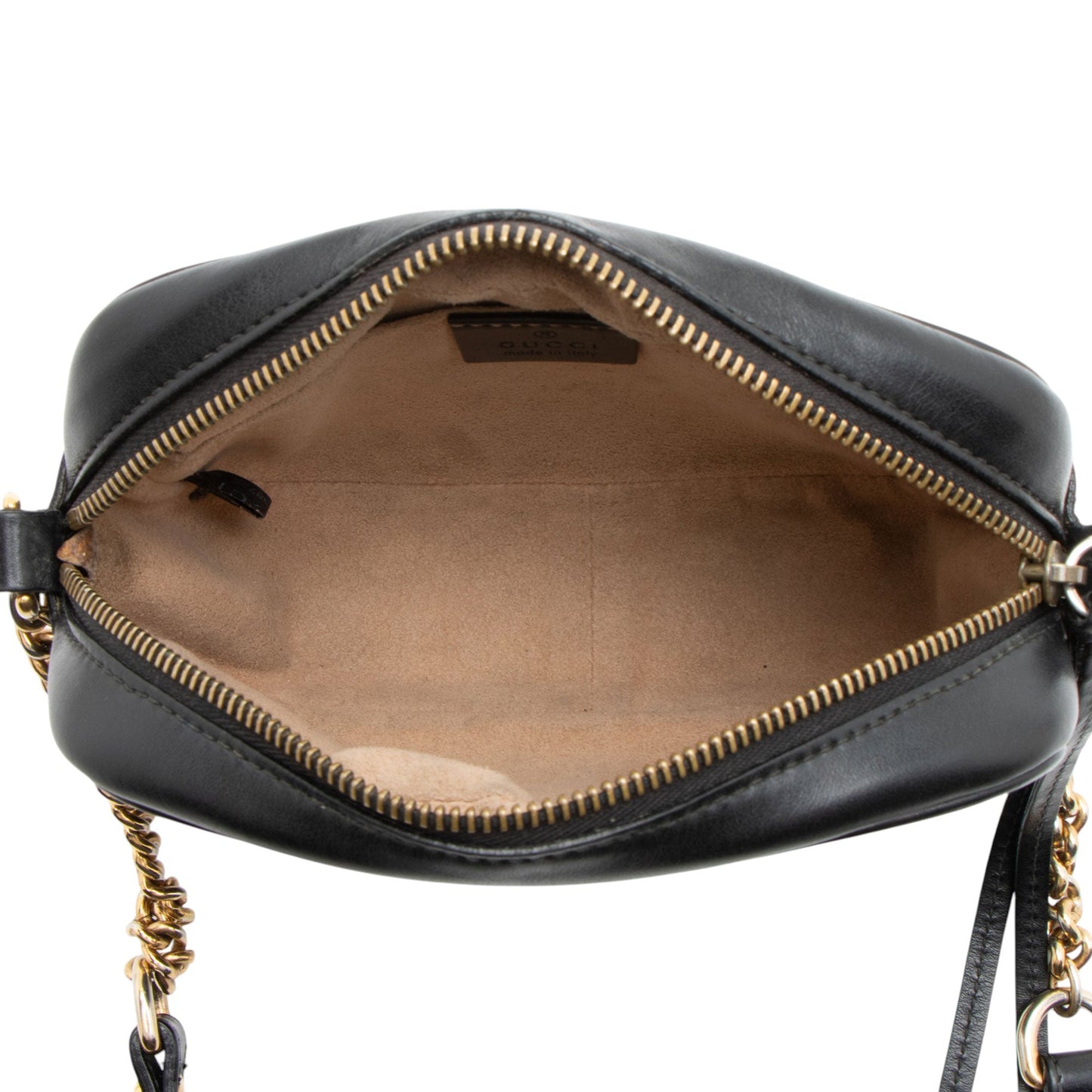 Gucci Matelasse Leather GG Marmont Mini Bag (SHF-MMurmE)