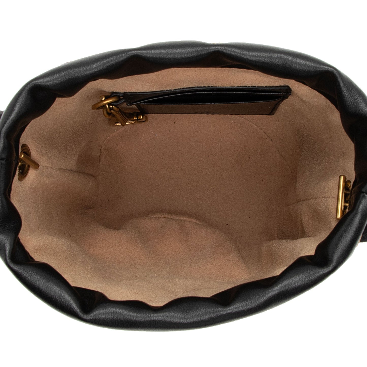 Gucci Matelasse Leather GG Marmont Mini Bucket Bag (SHF-04p5jT)