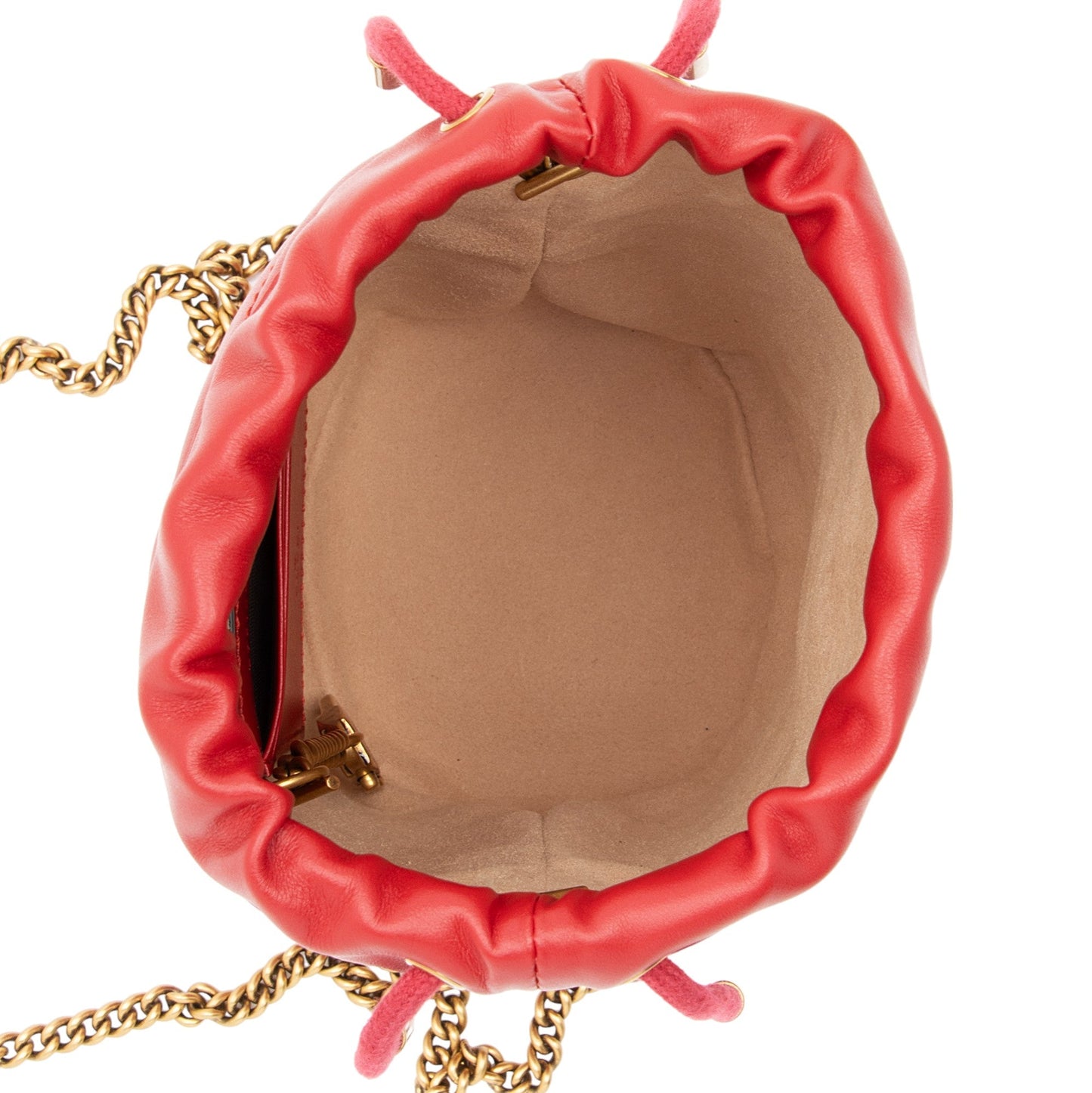 Gucci Matelasse Leather GG Marmont Mini Bucket Bag (SHF-dZVRWx)