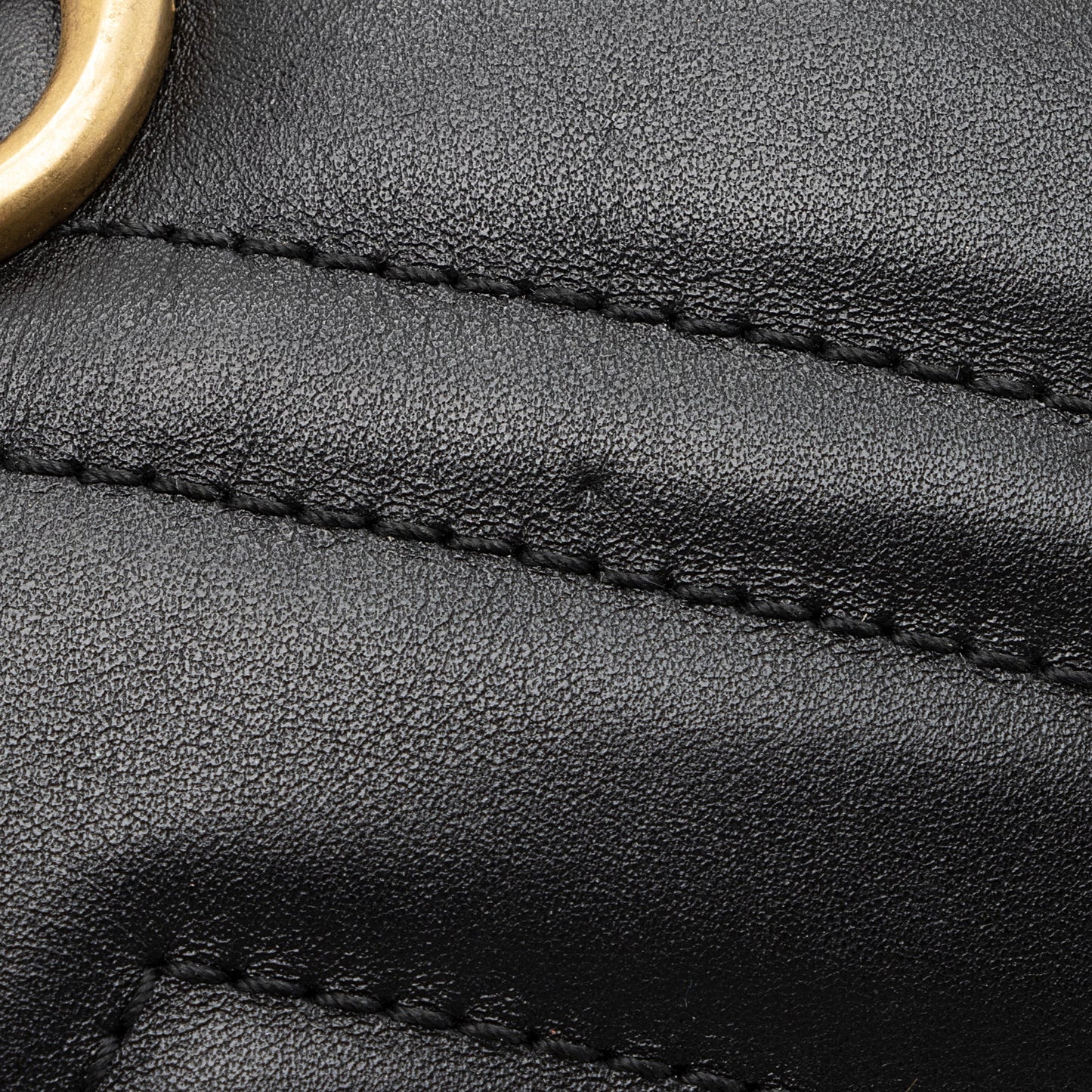 Gucci Matelasse Leather GG Marmont Mini Chain Bag (SHF-6frD2R)