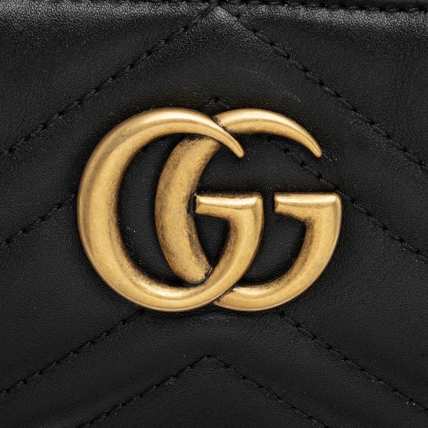Gucci Matelasse Leather GG Marmont Mini Chain Bag (SHF-6frD2R)