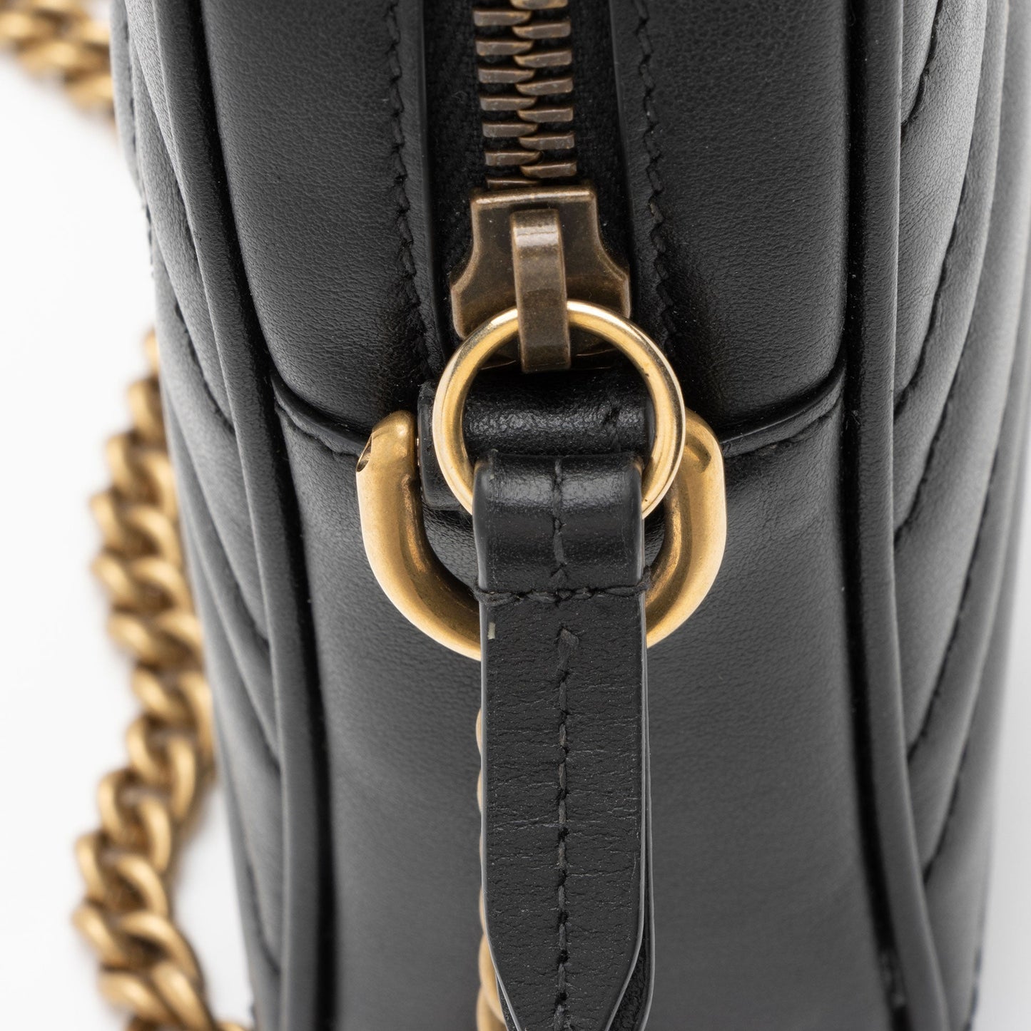 Gucci Matelasse Leather GG Marmont Mini Crossbody Bag (SHF-37j21T)