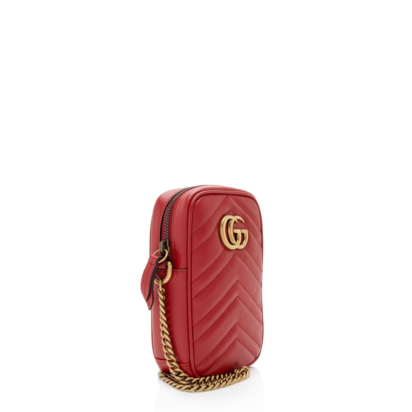 Gucci Matelasse Leather GG Marmont Mini Crossbody (SHF-bZrNN4)