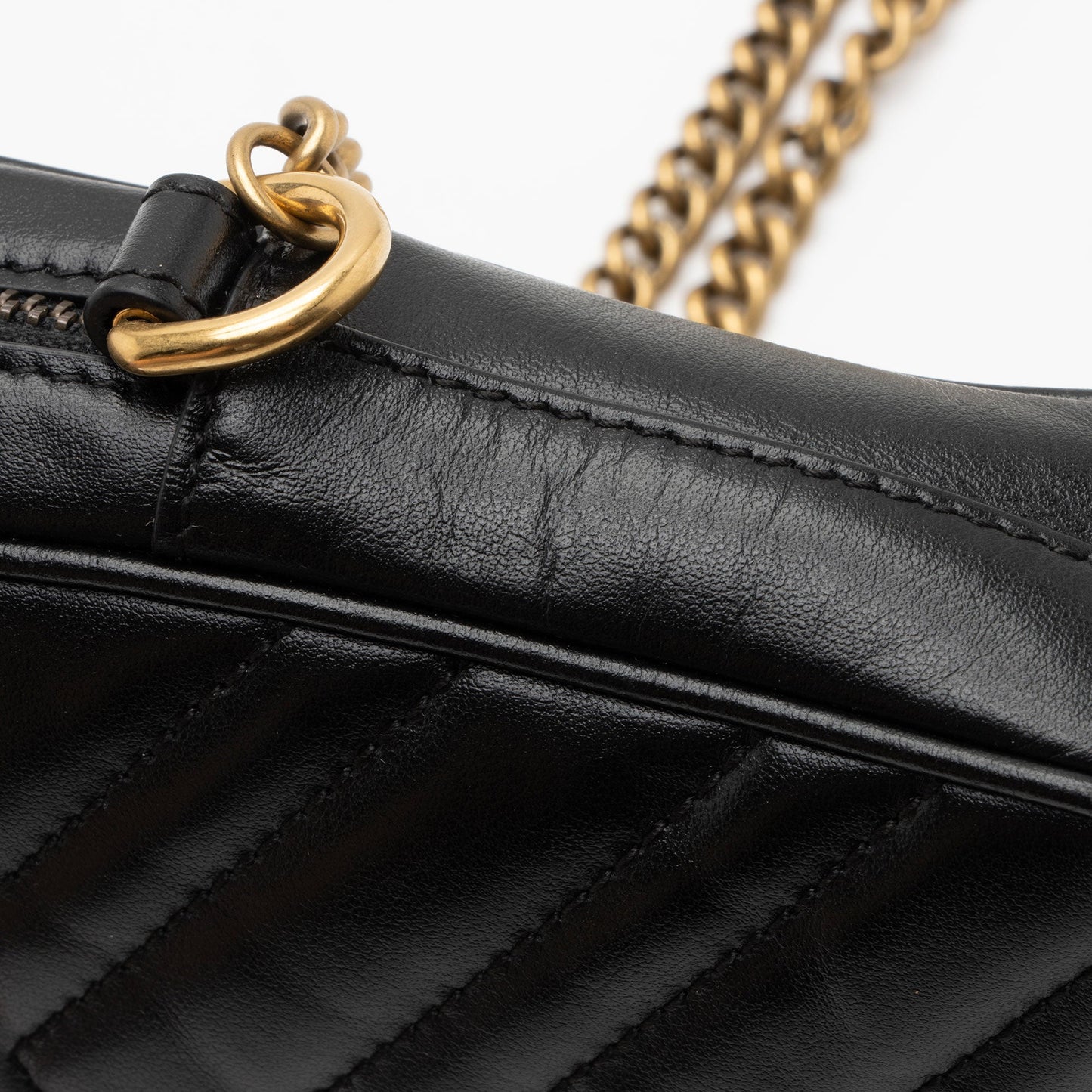 Gucci Matelasse Leather GG Marmont Mini Crossbody (SHF-1qHFM7)