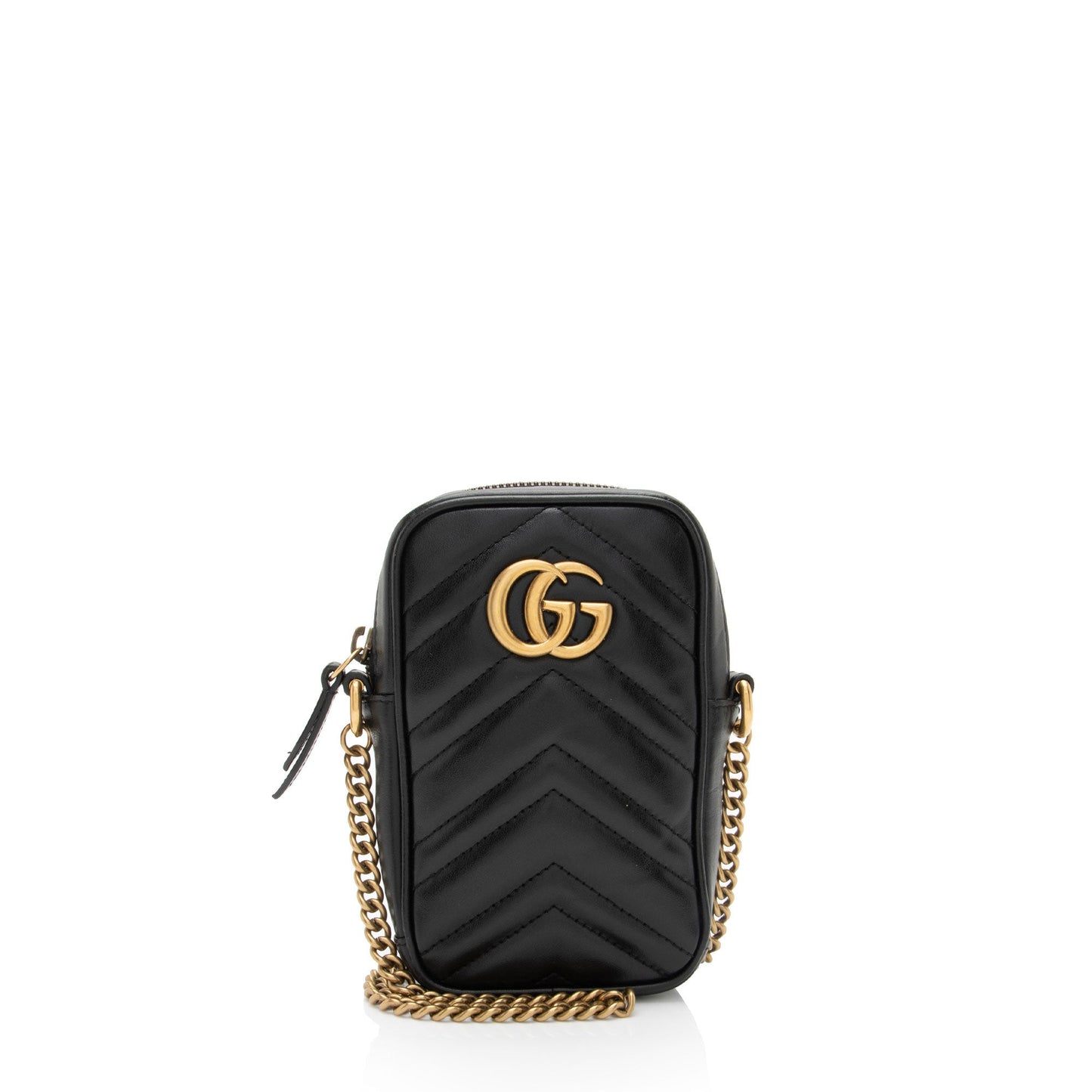 Gucci Matelasse Leather GG Marmont Mini Crossbody (SHF-1qHFM7)