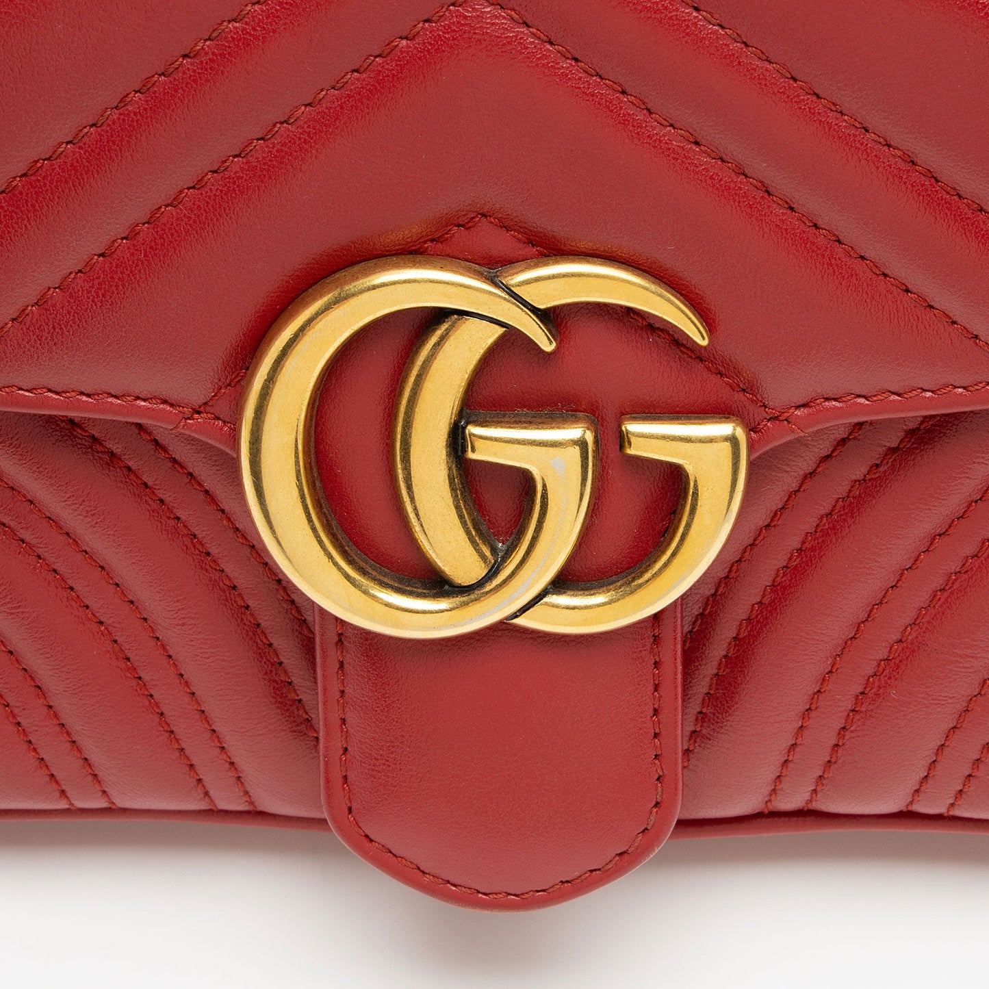 Gucci Matelasse Leather GG Marmont Mini Flap Bag
