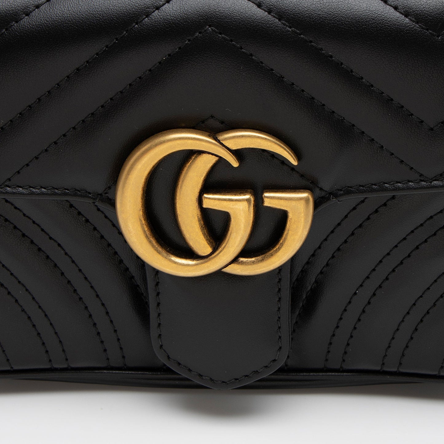Gucci Matelasse Leather GG Marmont Mini Flap Bag (SHF-w6pN1q)