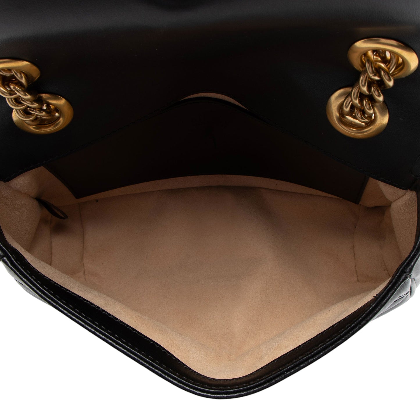 Gucci Matelasse Leather GG Marmont Mini Flap Bag (SHF-w6pN1q)