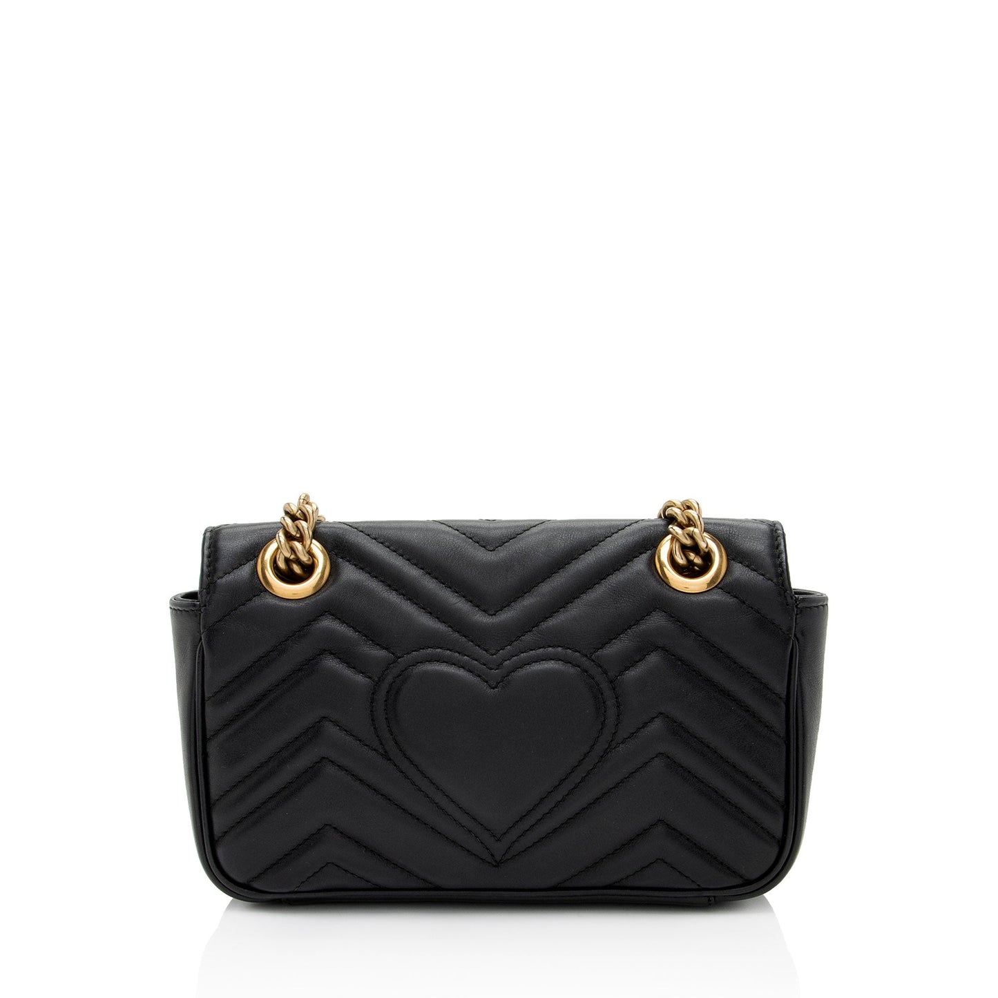 Gucci Matelasse Leather GG Marmont Small Flap Bag